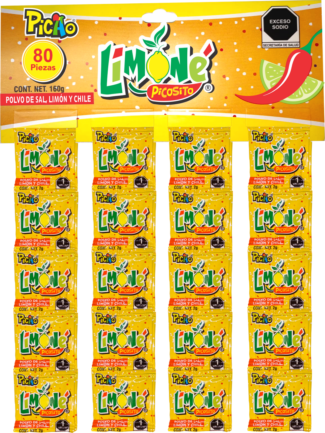 Limone picosito carton 80 pzas.