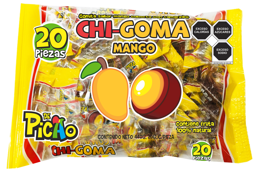 Chi-Goma Mango 20 Pzas.