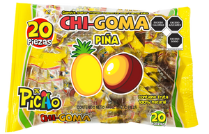 Chi-Goma Piña 20 Pzas.